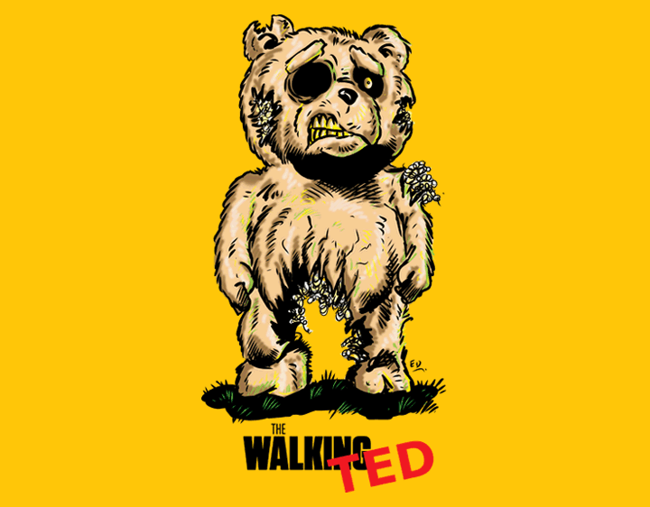The Walking Ted t-shirt