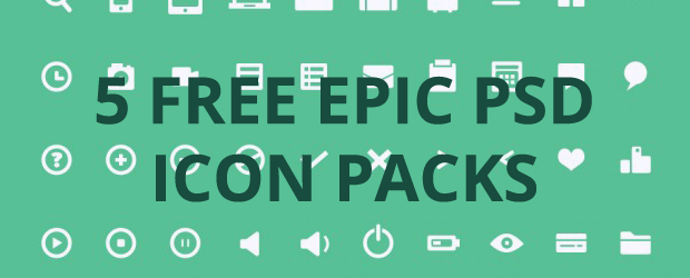 5 Free Epic PSD Icon Packs Downloads