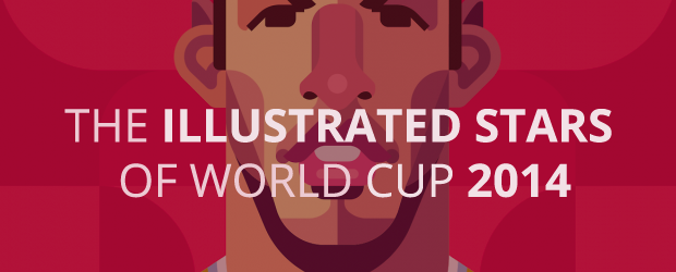 The Illustrated Stars of World Cup 2014