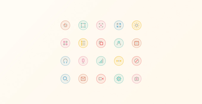 Glyph Icon Pack PSD