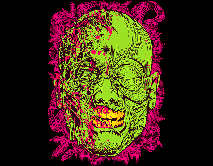 pop octo zombie t-shirt