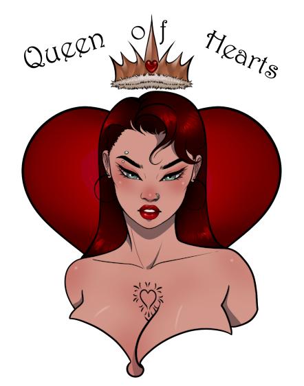 Queen of Hearts t-shirt