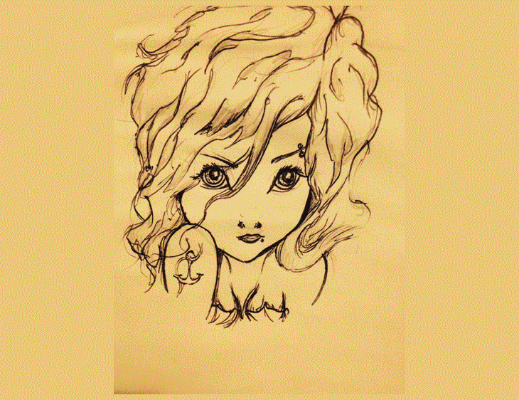Punk girl by Sophie Williams