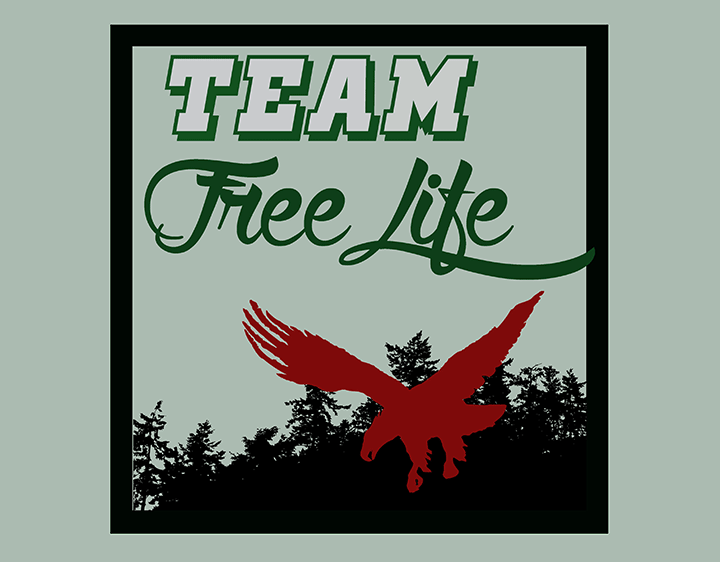 Team Free Life t-shirt