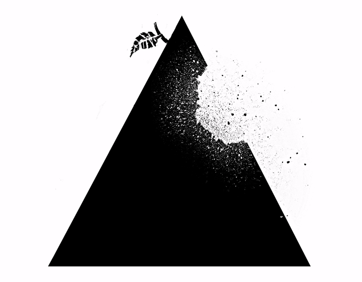 Apple pyramid t-shirt