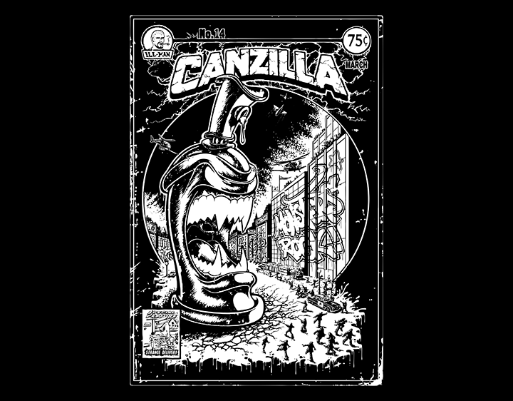 Canzilla t-shirt