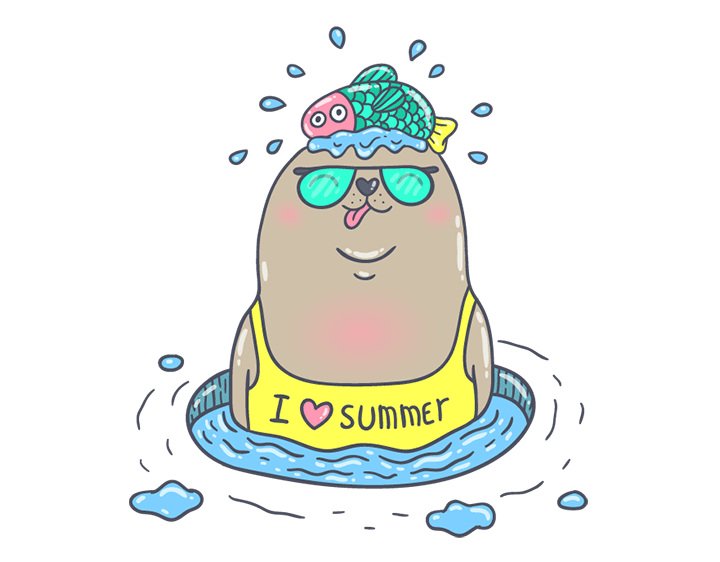 Summer Seal t-shirt