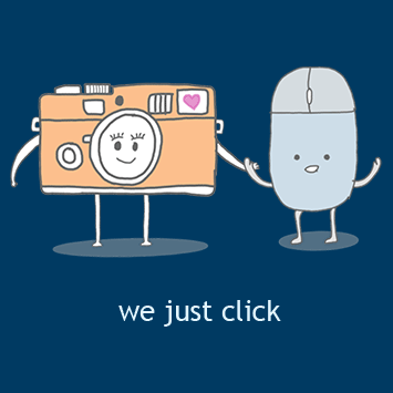 we click